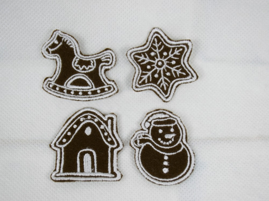 Sada vyšívaných perníčků č. 1