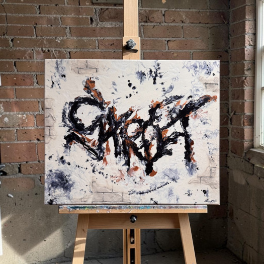 Abstraktní obraz - Street, 50x60 cm