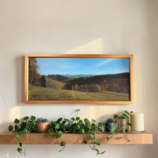 Stíny podzimu - krajina, 30x70cm