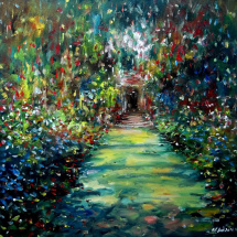 Pocta Monetovi - V zahradě