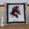 Polštářek s obrázkem koně 40x40 cm