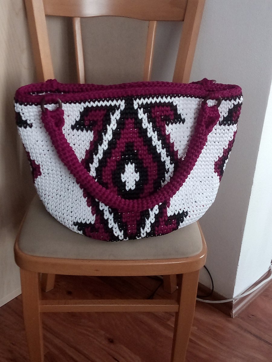 Elegantní a jedinečná háčkovaná taška - HANDMADE