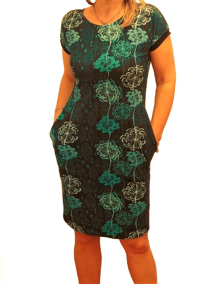 Šaty s kapsami divoký kmín S - XXXL