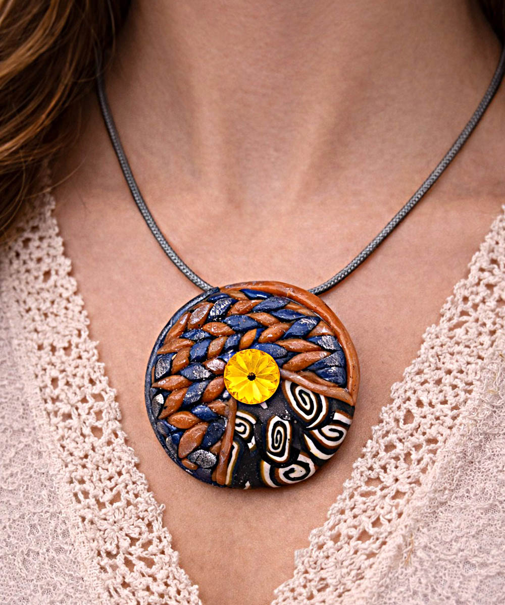 Přívěsek na krk 08 - FIMO