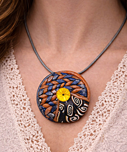 Přívěsek na krk 08 - FIMO