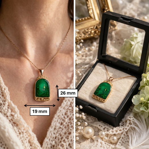 Přívěsek na krk 10 - pryskyřice