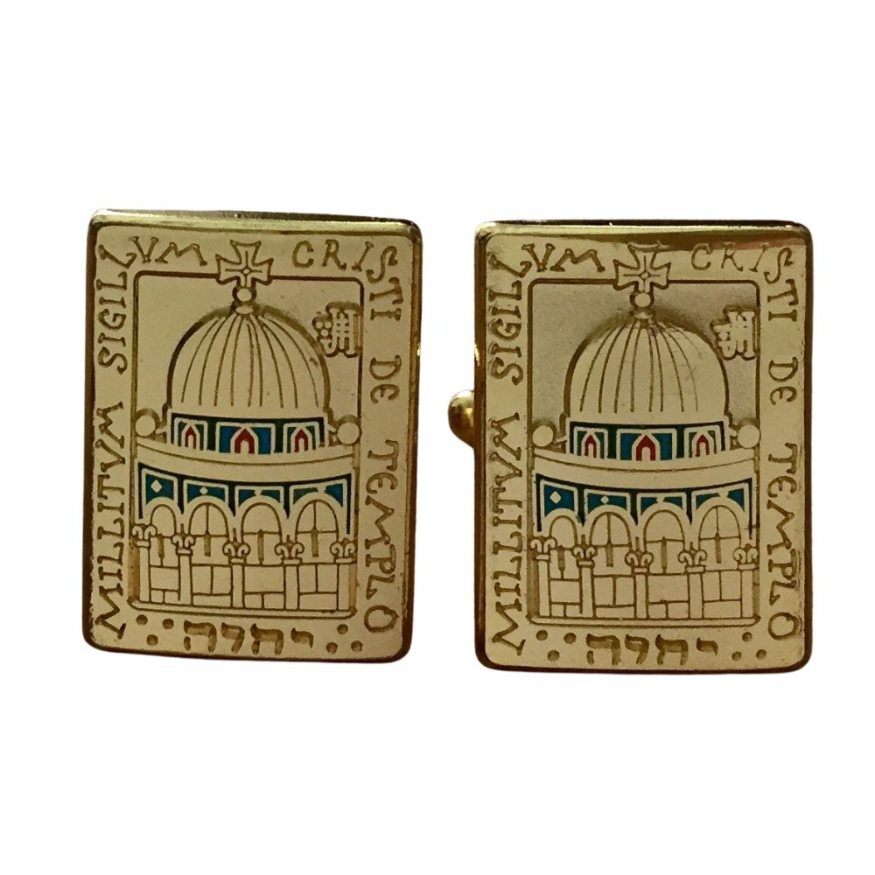 Manžetové knoflíčky s templářskou symbolikou