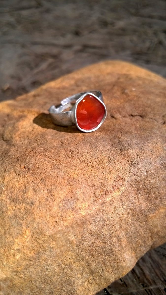Prsten Karneol Simple