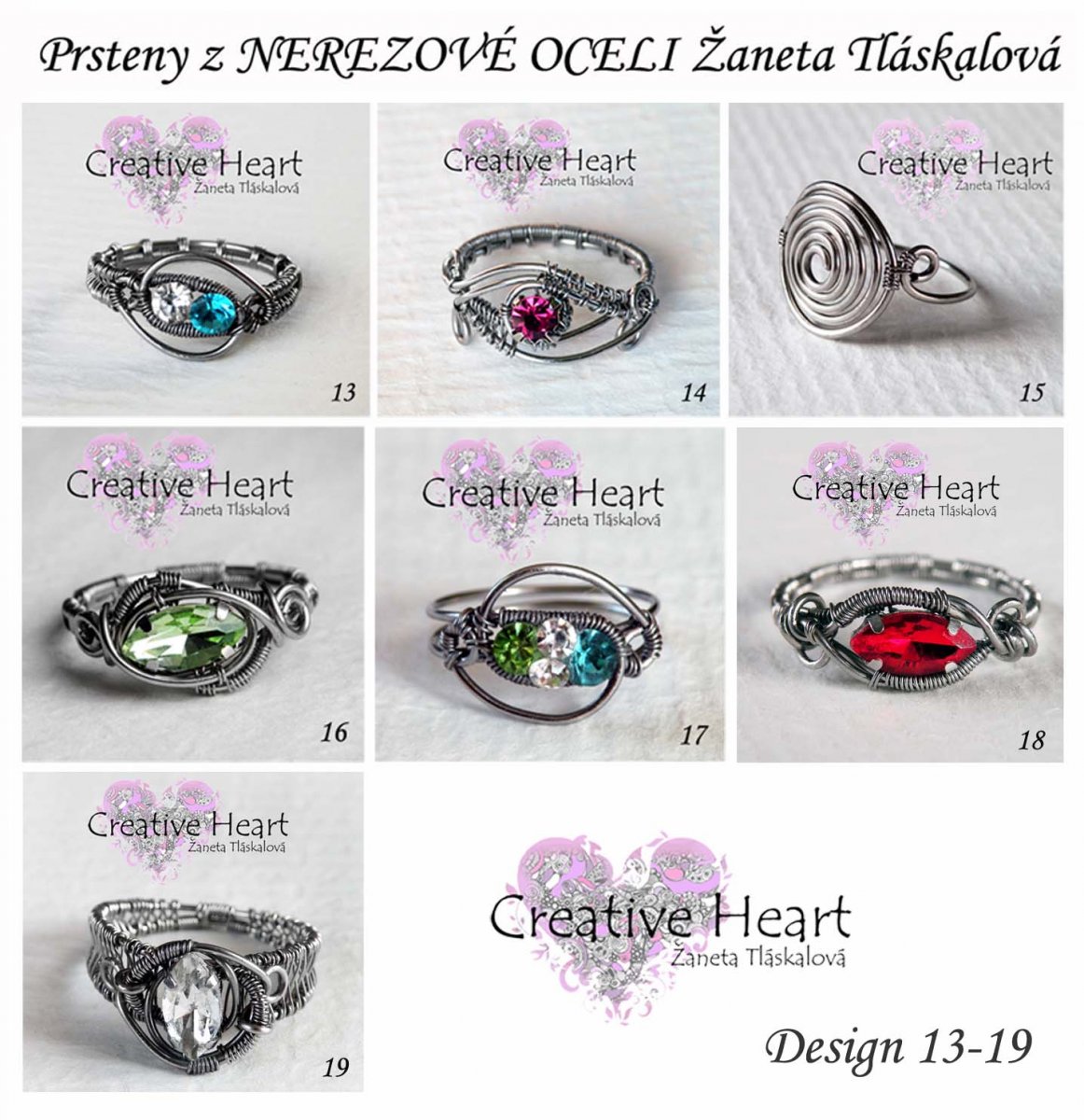 Prsten na přání - Design 13-19