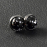 Malé "Třpytky" černé / gunmetal