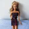 Redberry - Vínovorůžové šaty pro panenku barbie