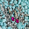 Luxusní crystal - s růžovou kapkou