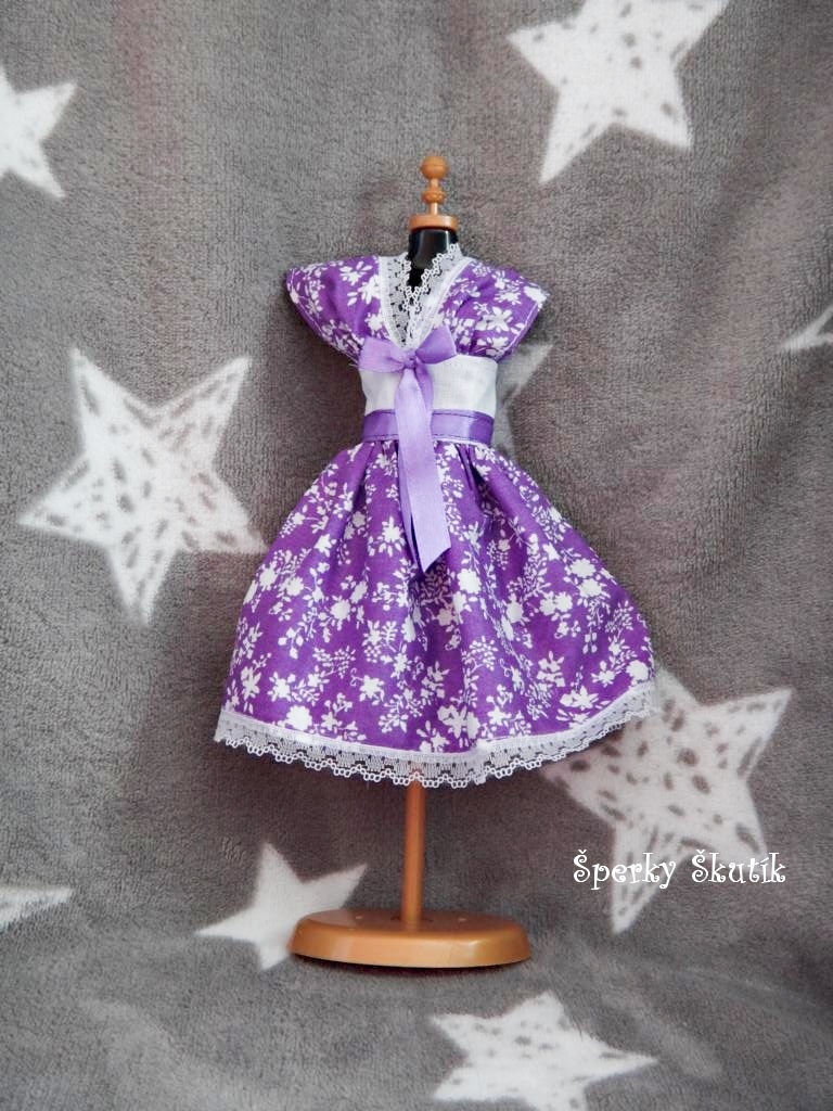 SA0095 - Fialové šaty 