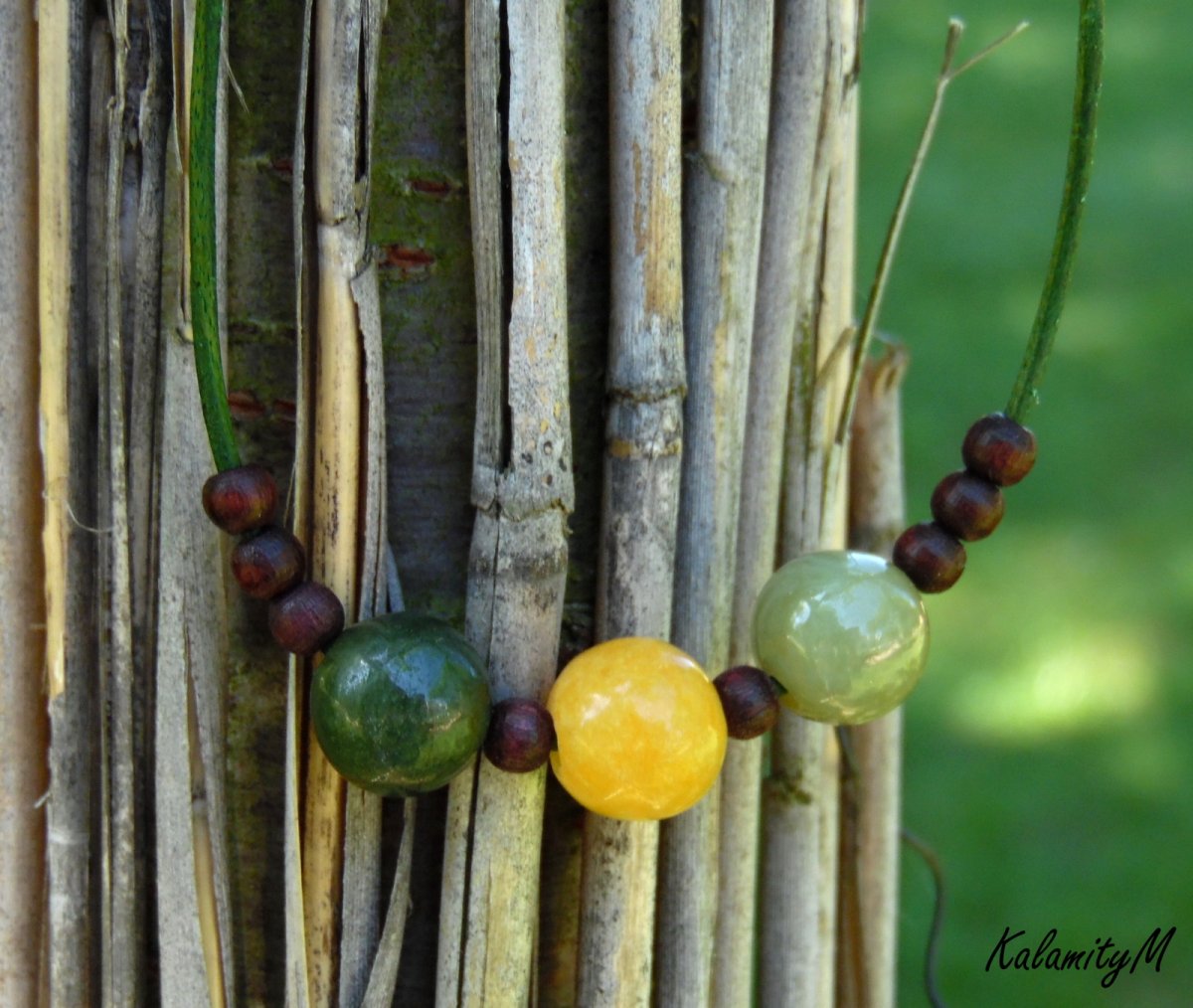 Pomík - náhrdelník s jadeitem