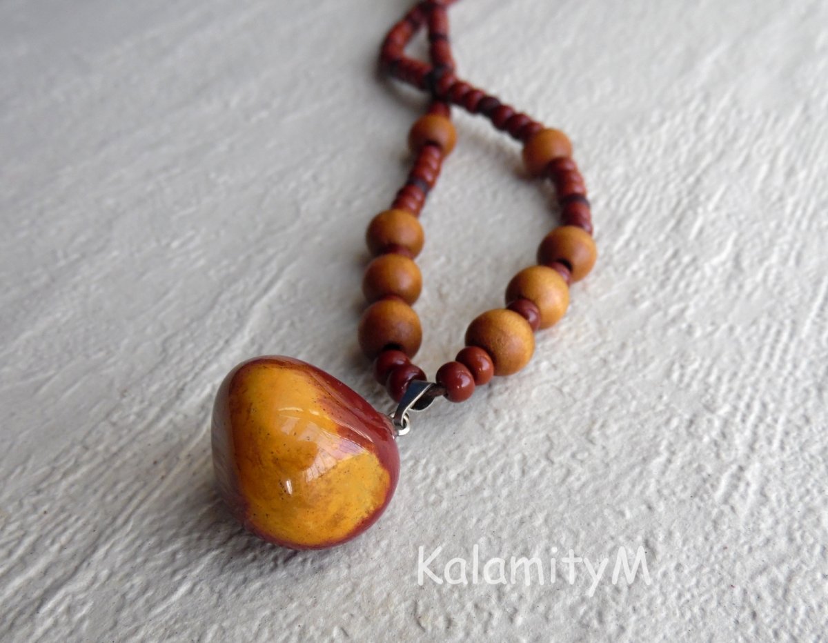 Vzpomínky na Afriku II - náhrdelník