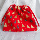 Látkový vánoční sáček na dárky č. 2