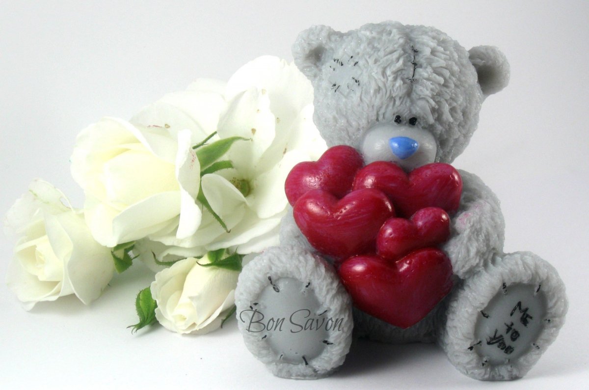 MEDVÍDEK TEDDY SE SRDÍČKY