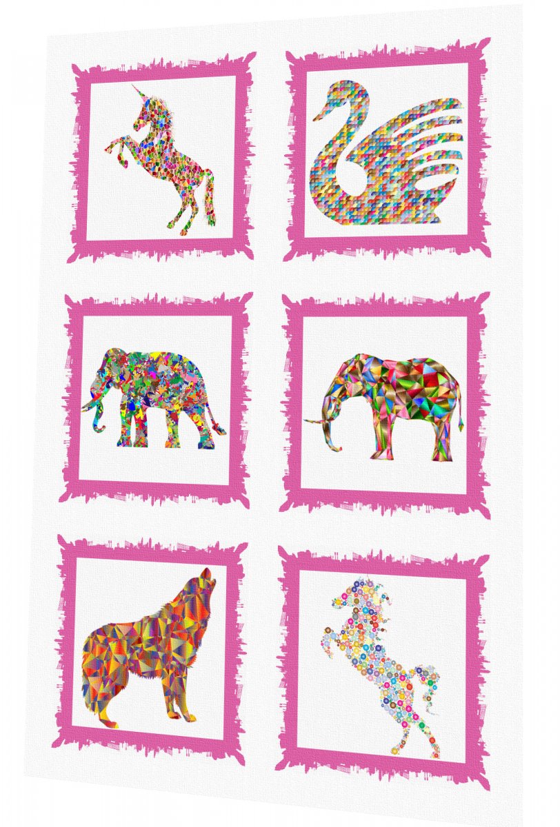 BAVLNĚNÝ PANEL - SADA 27 x 36 cm SGR1