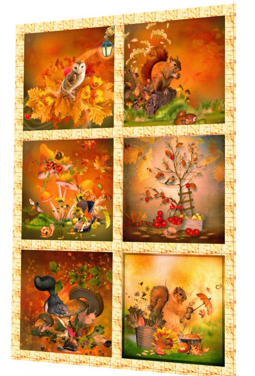 BAVLNĚNÝ PANEL - SADA 27 x 36 cm SGR11