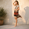 SIMPLY RED TULLIP čtverce bag no.008 ***  PARROT®