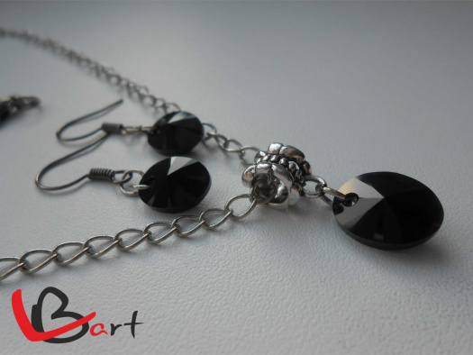 Set - Swarovski Elements jet SS13