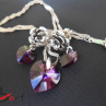 Set - Swarovski Elements amethyst SS21 