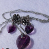 Set - Swarovski Elements amethyst SS21 