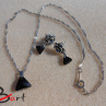 Set - Swarovski Elements jet SS26