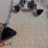 Set - Swarovski Elements jet SS26