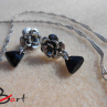 Set - Swarovski Elements jet SS26