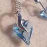 Set - Swarovski Elements aquamarine SS27