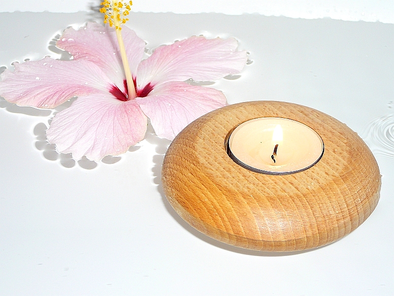 plovoucí svícen 05 - dub