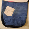 crossbody černá růžové kamínky 