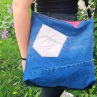 crossbody černá růžové kamínky 