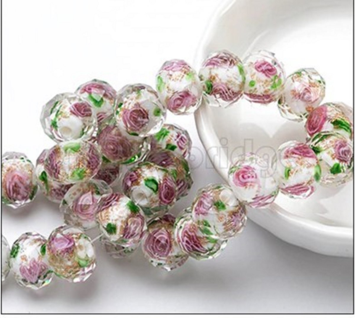 Skleněné korálky 12 mm