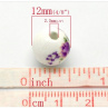 Porcelánové korálky 12 mm sada 2 ks