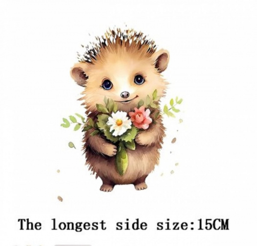 Nažehlovací obrázek ježeček 15 cm