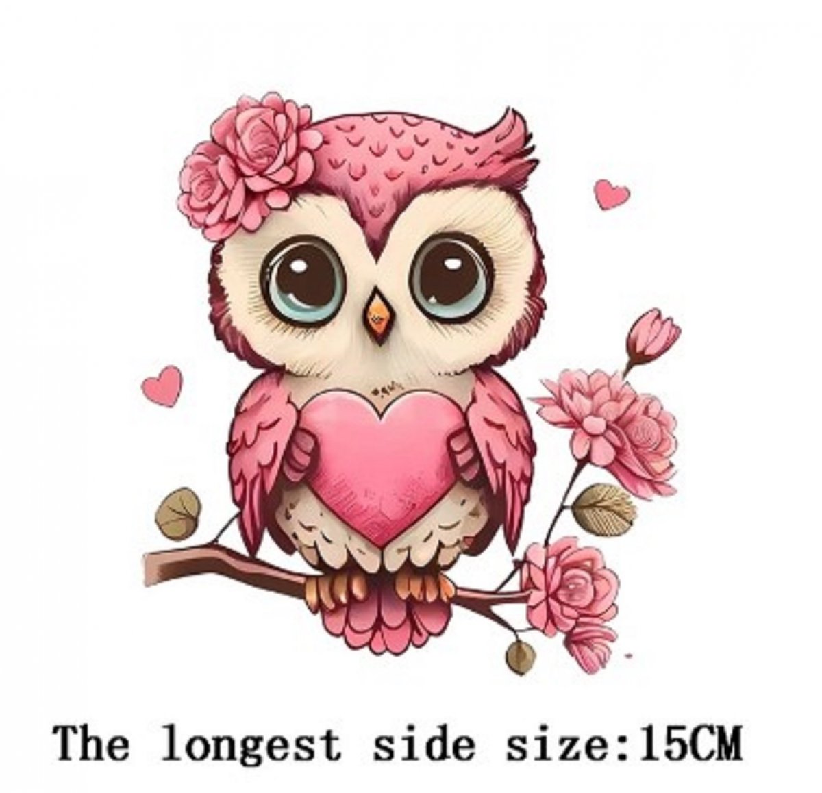 Nažehlovací obrázek sovička 15 cm