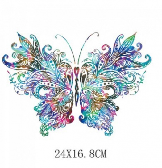 Nažehlovací obrázky - motýl 24*17 cm
