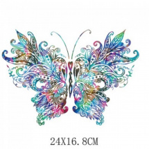 Nažehlovací obrázky - motýl 24*17 cm