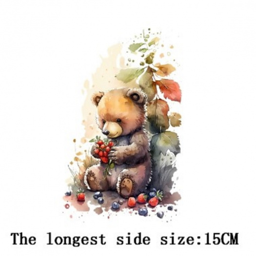 Nažehlovací obrázek medvídek 15 cm