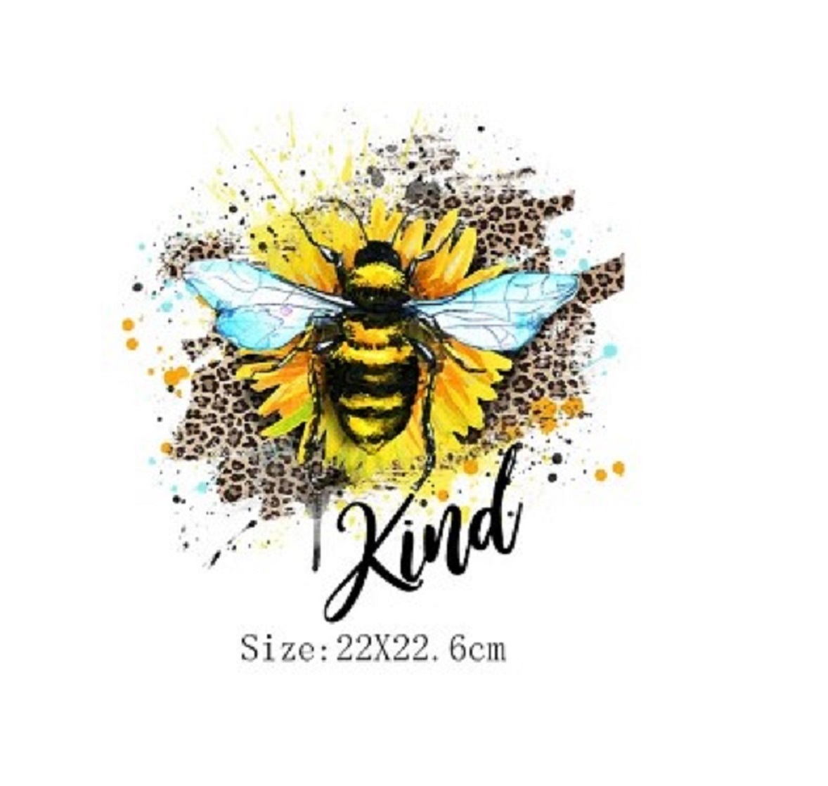 Nažehlovací obrázek Včela 22*23 cm