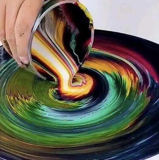 Zážitkové malování - POURING Art
