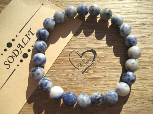 Náramek Sodalit 8mm