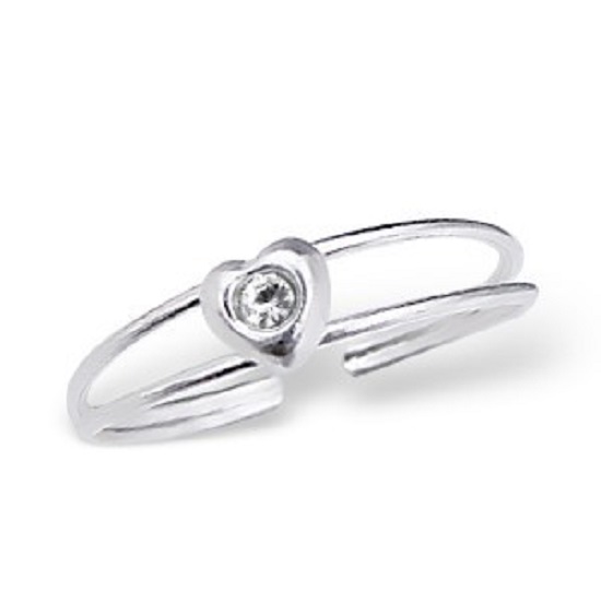 Prstýnek na nohu se srdíčkem