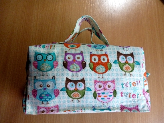 Taštička Sovičky v tyrkysu