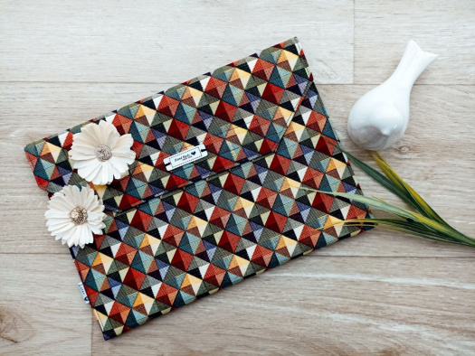 Pouzdro na tablet či notebook A4 - Barevná mozaika