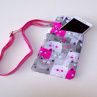 Kabelka na mobil crossbody - kočičky