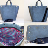XL Dove Blue City Bag
