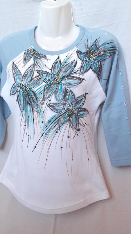 KVĚTY (S) - dámské tričko